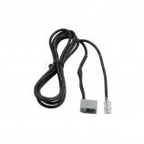 best selling RJ 11 4pin male to female cable  black pvc Telephone cable